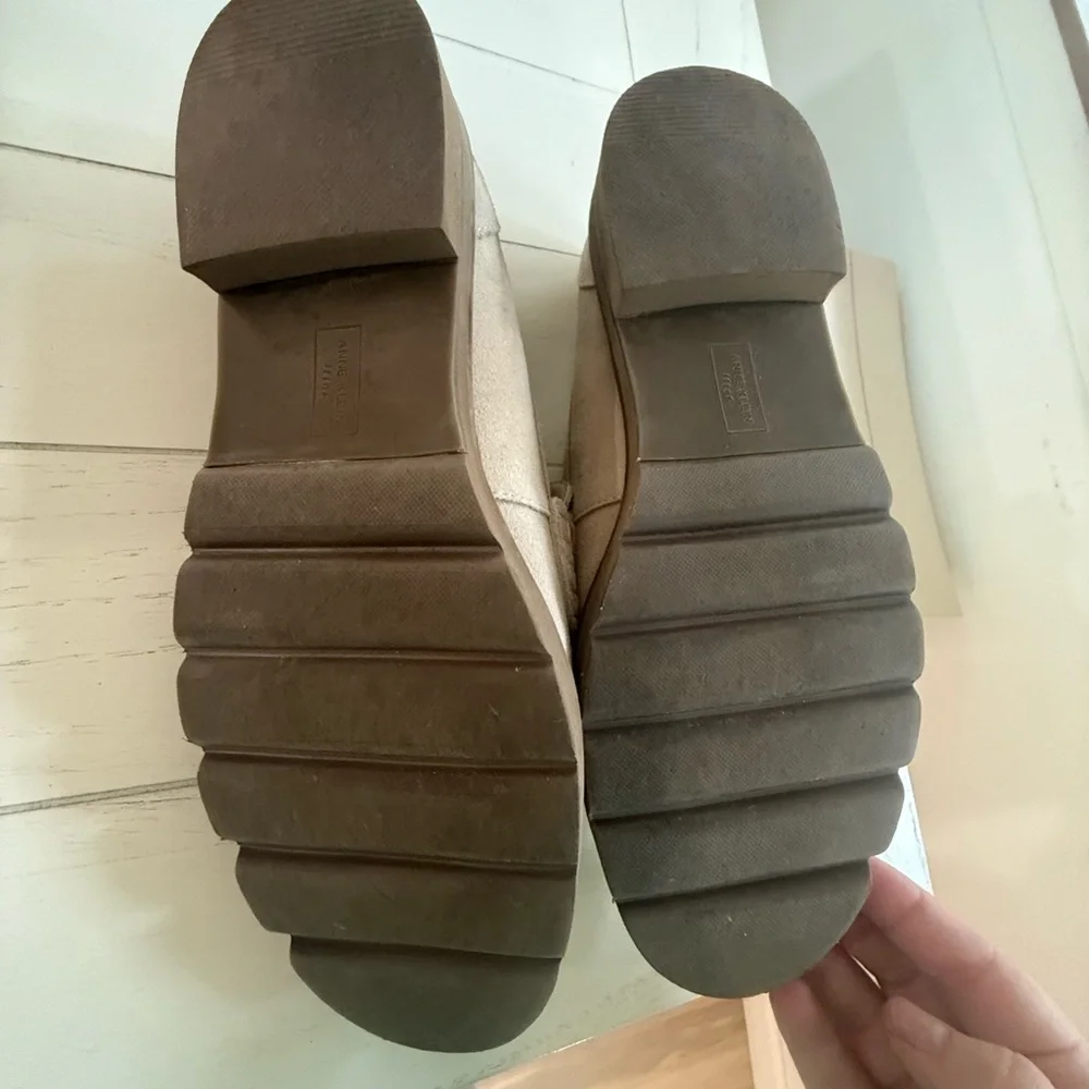 Women’s Tan Suede Loafers - Picture 3 of 3